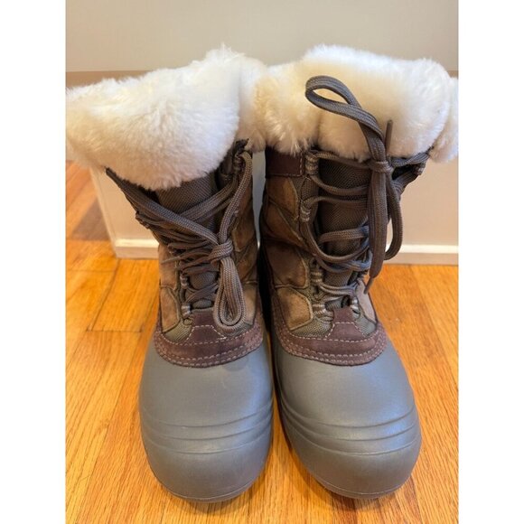 Columbia Sierra Summette Brown Insulated Snow Boots Women's Size 8 BL1371-255 - Picture 3 of 10